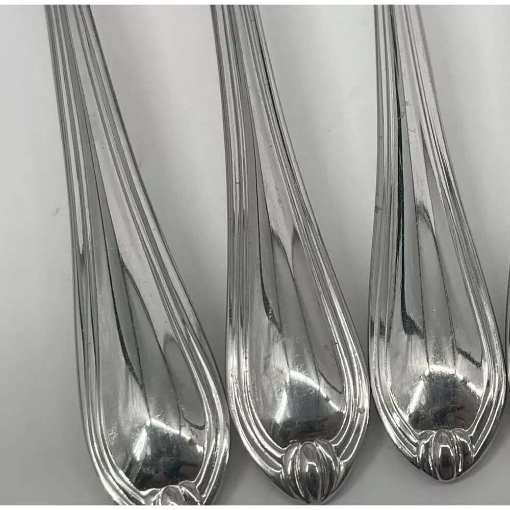 Lenox CHANDELLE Salad Forks GLOSSY 18/10 Stainless China 6 7/8